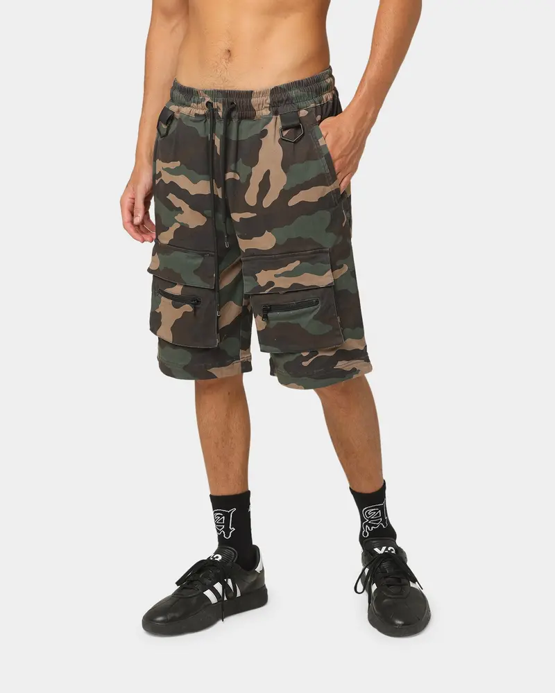 The Anti Order Centurion Cargo Shorts Woodland Camo 1