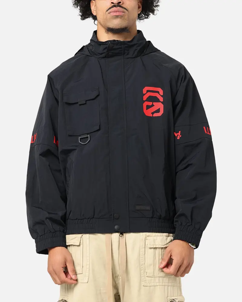 The Anti Order Faction Technical Windbreaker Jacket Black/Red 1