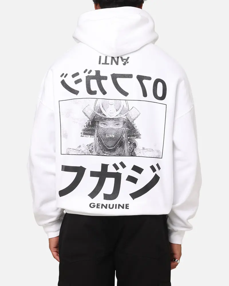The Anti Order Genuine Fake Boxy Hoodie White/Black 1