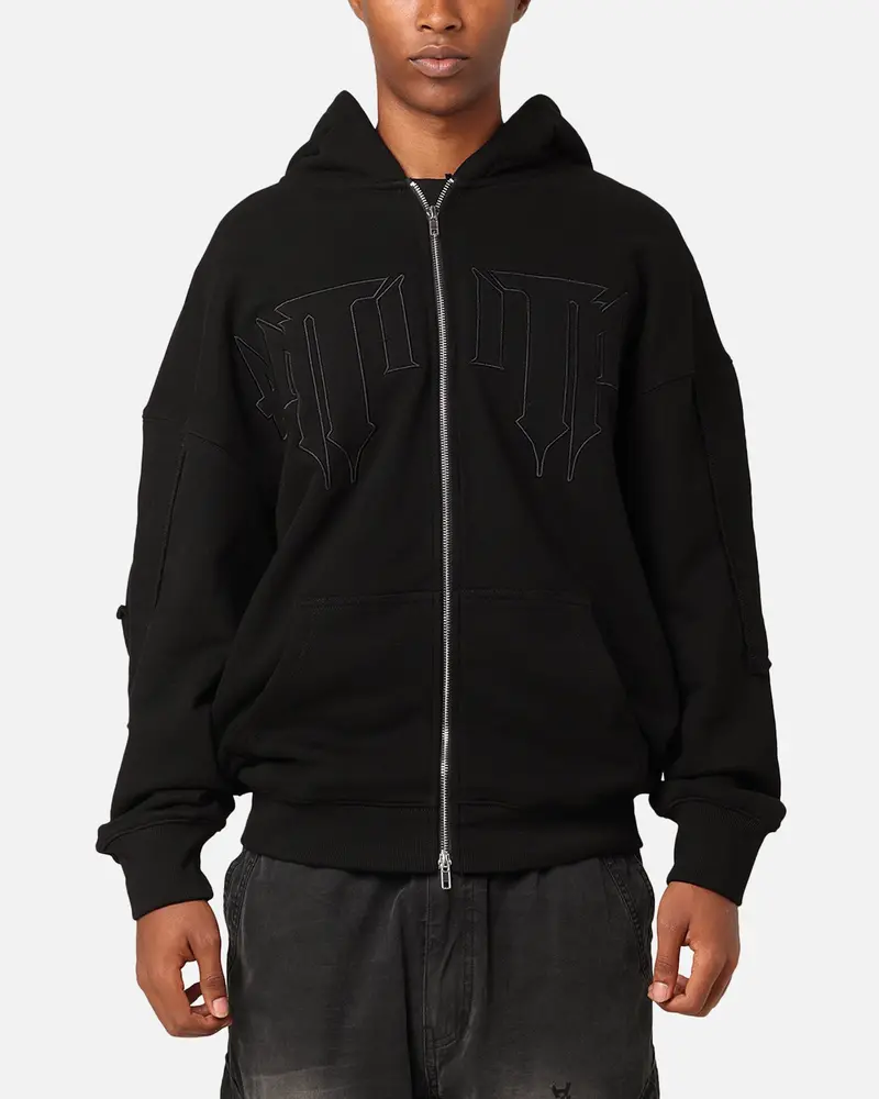 The Anti Order Life Is War Zip Hoodie Black 1
