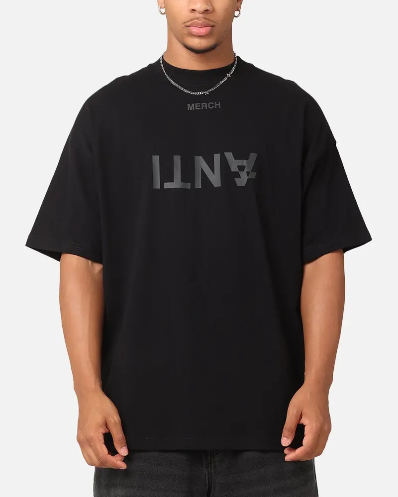 The Anti Order Merch Boxy T-Shirt Black/Black 1