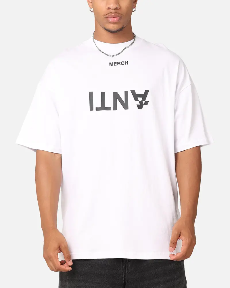 The Anti Order Merch Boxy T-Shirt White/Black 1