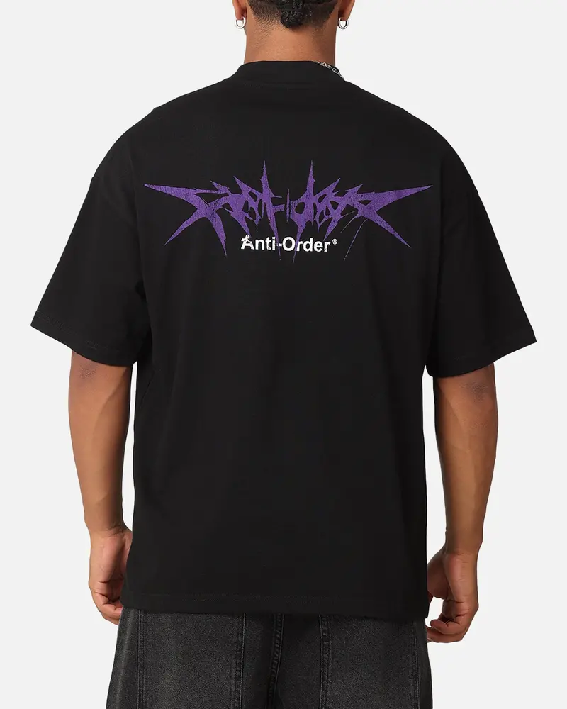The Anti Order Metal Mock Neck T-Shirt Black 1
