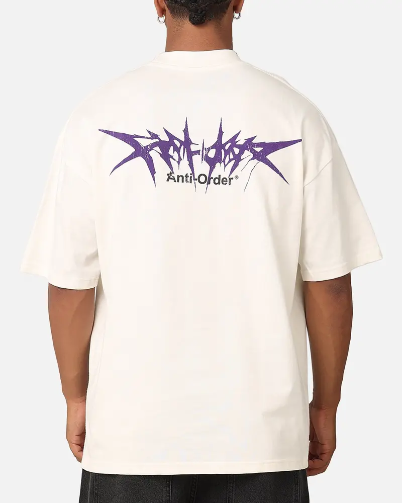 The Anti Order Metal Mock Neck T-Shirt Off White 1