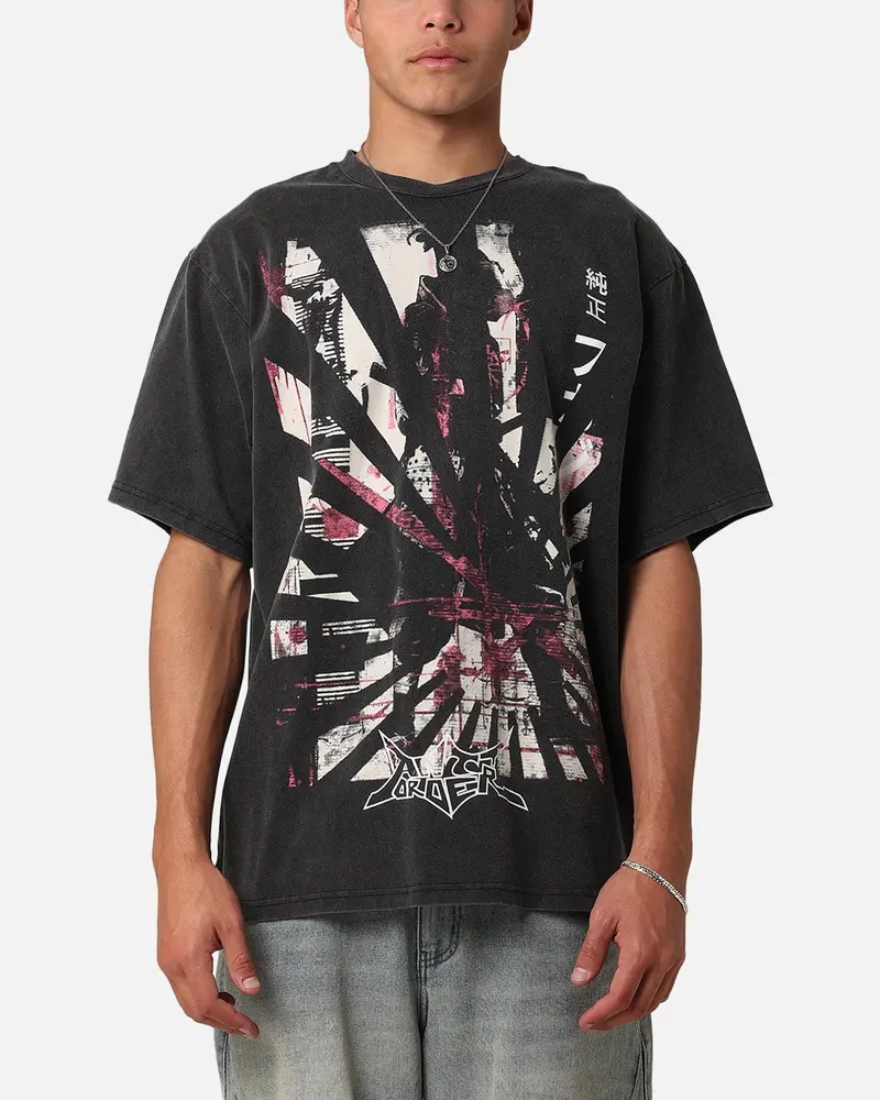 The Anti Order Ninja Warrior T-Shirt Black Wash 1