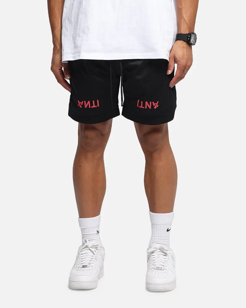 The Anti Order Post Season Basketball Shorts Black/Red 1