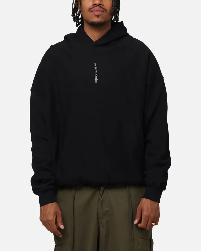 The Anti Order Process Boxy Hoodie Black 1