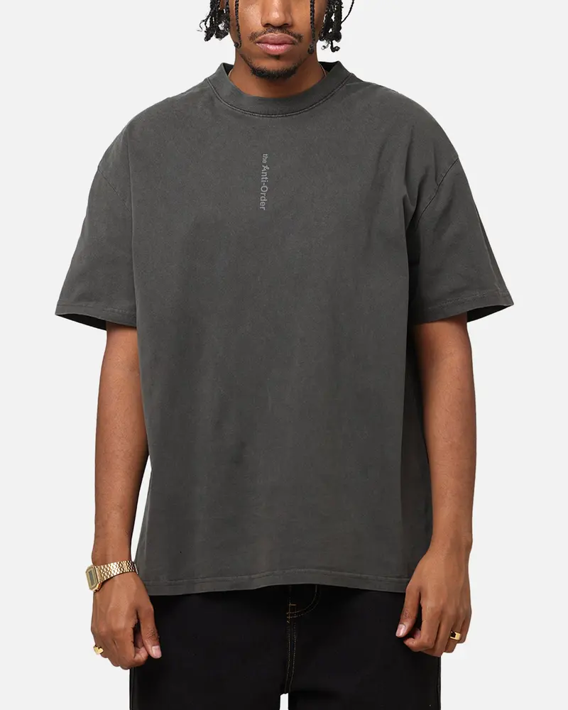 The Anti Order Process Boxy T-Shirt Black Wash 1