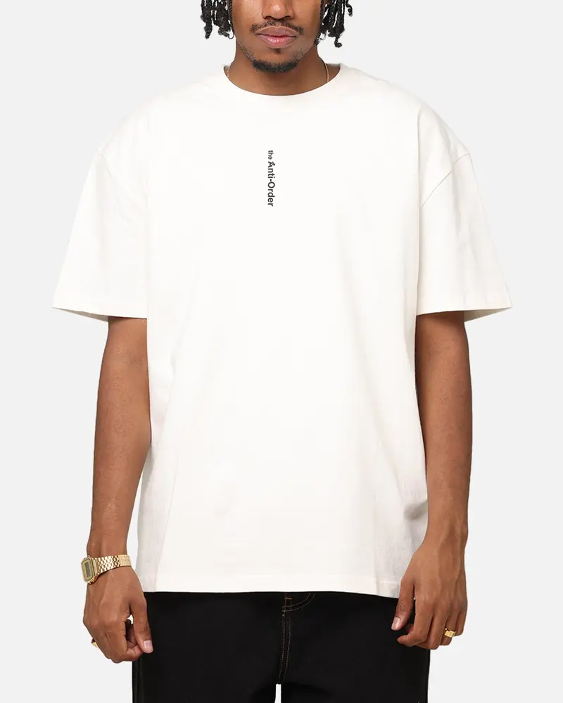 The Anti Order Process Boxy T-Shirt Off White 1