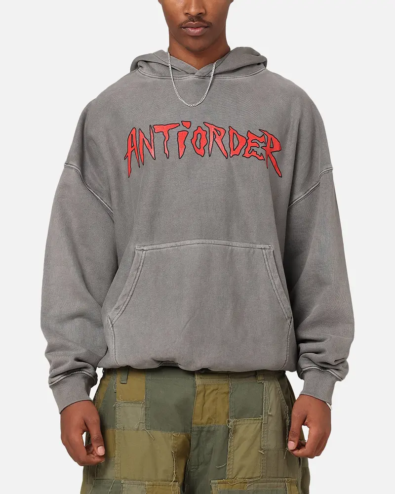 The Anti Order Pseudo Premium Hoodie Washed Charcoal 1