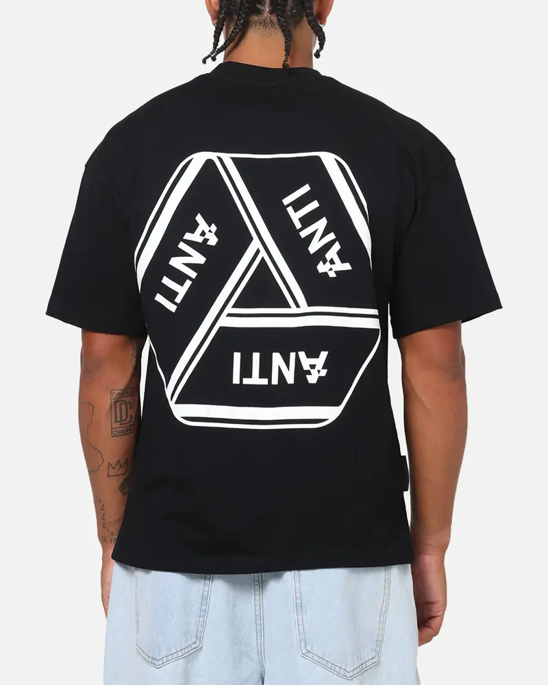 The Anti Order Reverse Logo T-Shirt Black 1