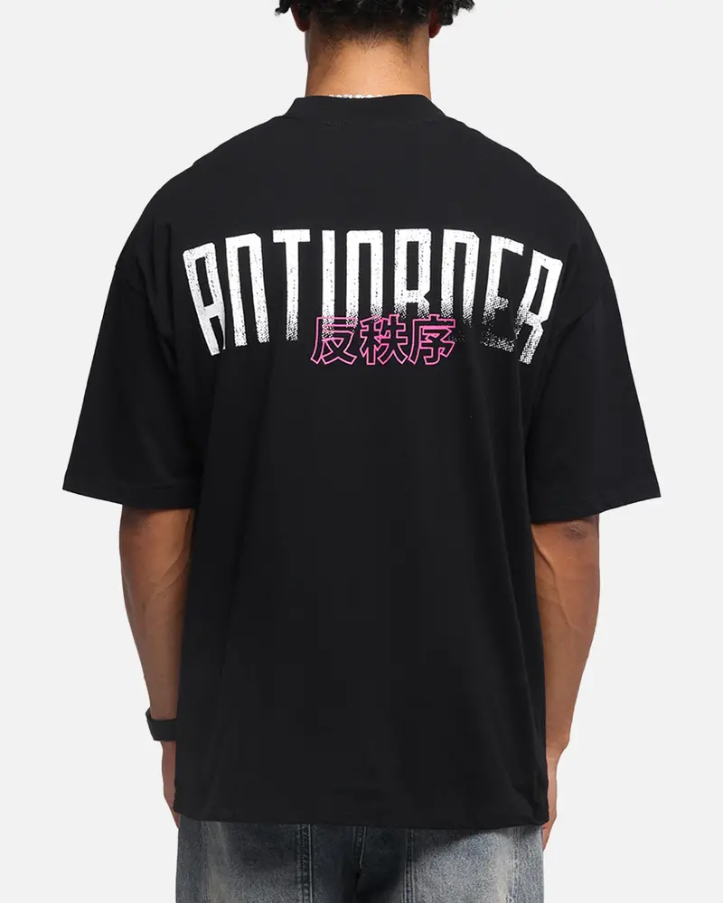 The Anti Order Ryuken Mock Neck T-Shirt Black 1