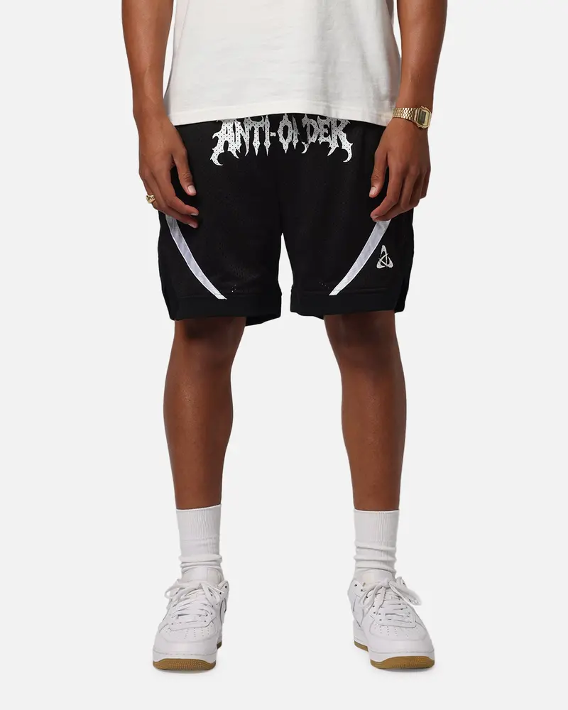 The Anti Order Sparta Mesh Basketball Shorts Black/White 1
