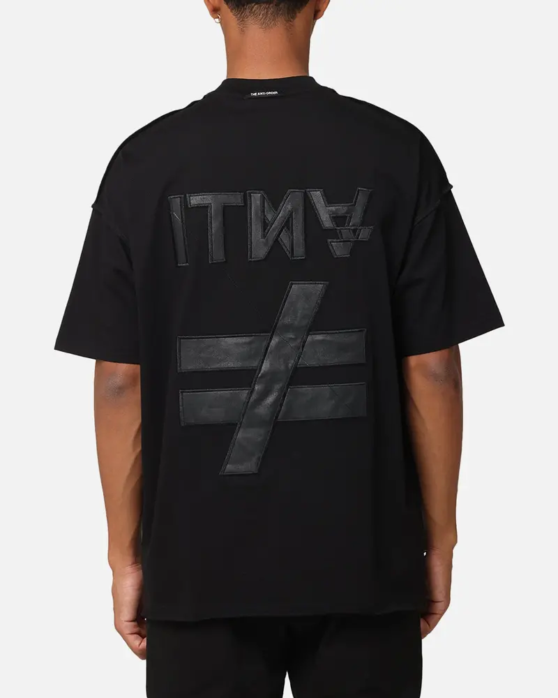 The Anti Order Symbolism Non Seam Oversized T-Shirt Black/Black 1