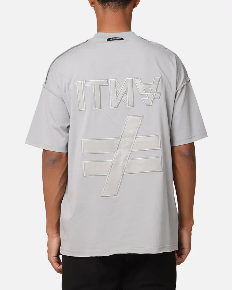 The Anti Order Symbolism Non Seam Oversized T-Shirt Gray 1