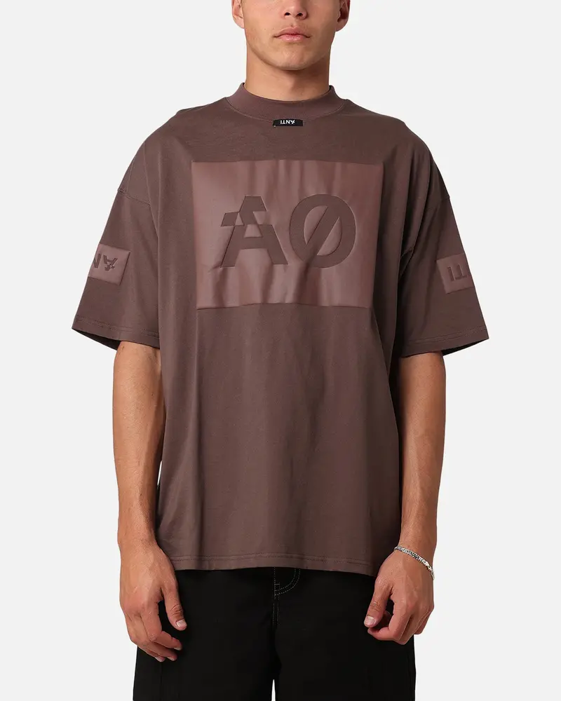 The Anti Order Tao Box Logo T-Shirt Brown 1