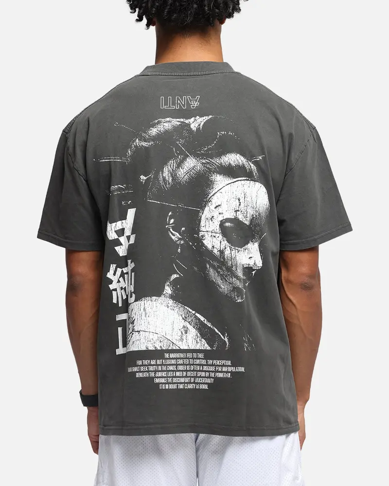 The Anti Order Truth In Chaos Boxy T-Shirt Black Wash 1