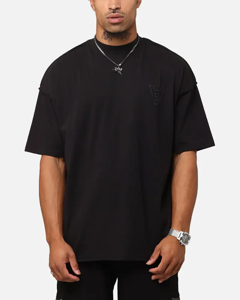 The Anti Order Xy Aesthetic Non Seam T-Shirt Black/Black 1