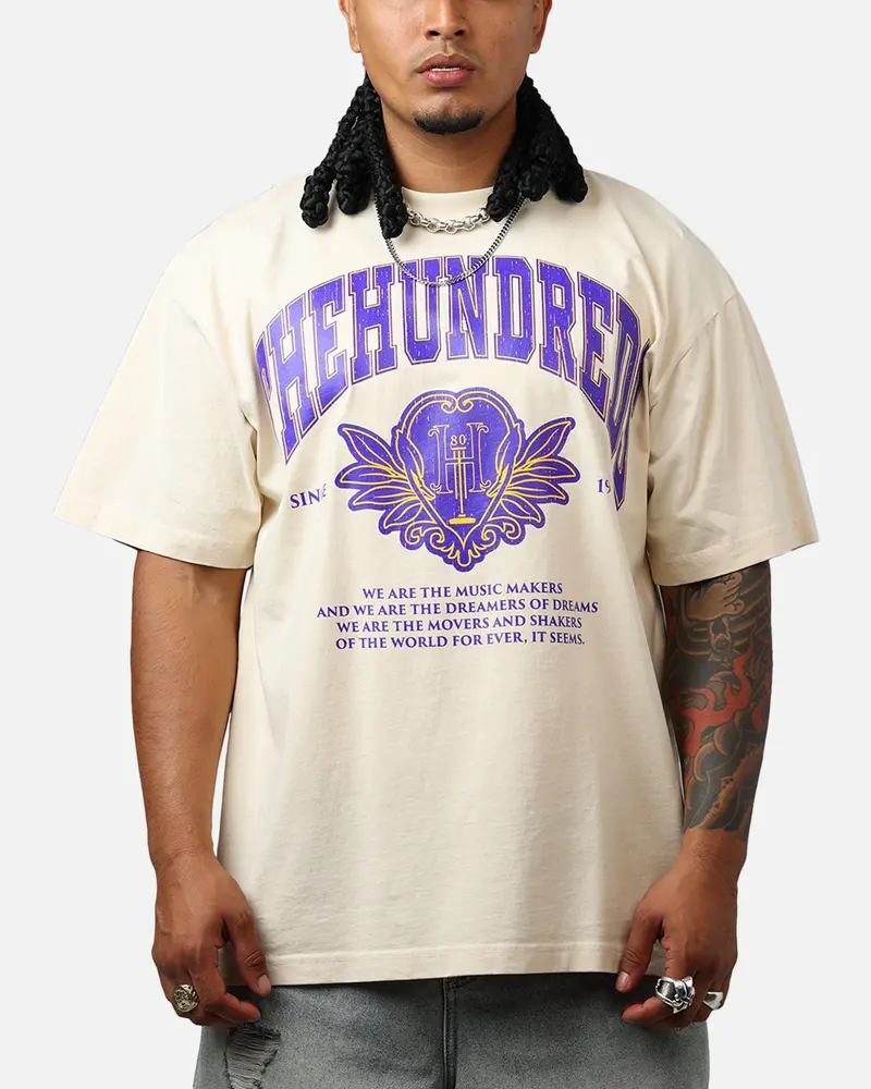The Hundreds Alumnus T-Shirt Natural 1