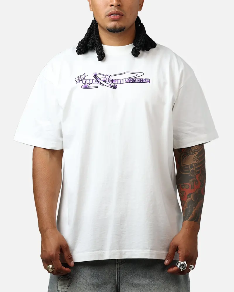 The Hundreds Y2k Bar Logo T-Shirt Light Blue 1