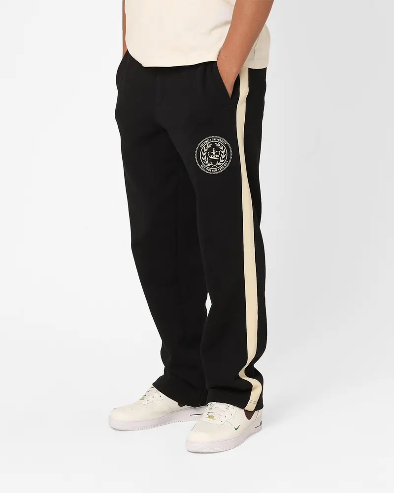 The New Establishment Emblem Crest Columbia Joggers Black 1