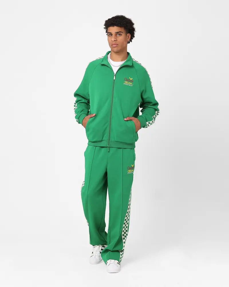 The New Establishment X Nascar Classics Racing Team Warm Up Jacket Racer Green 2