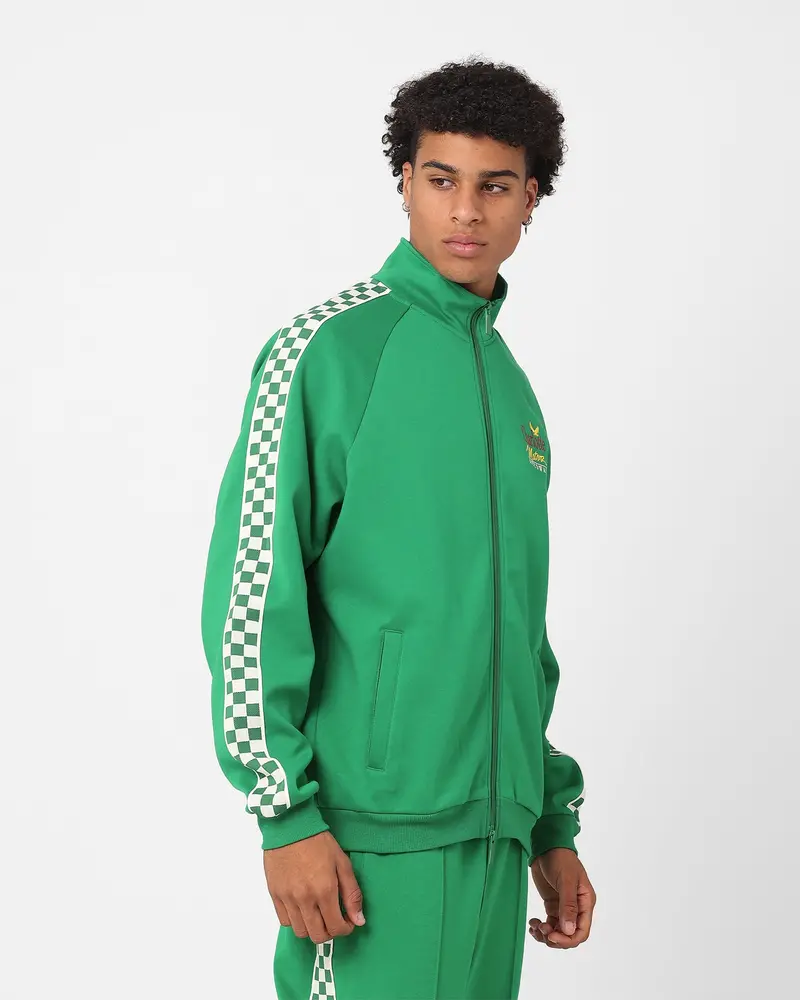 The New Establishment X Nascar Classics Racing Team Warm Up Jacket Racer Green 5