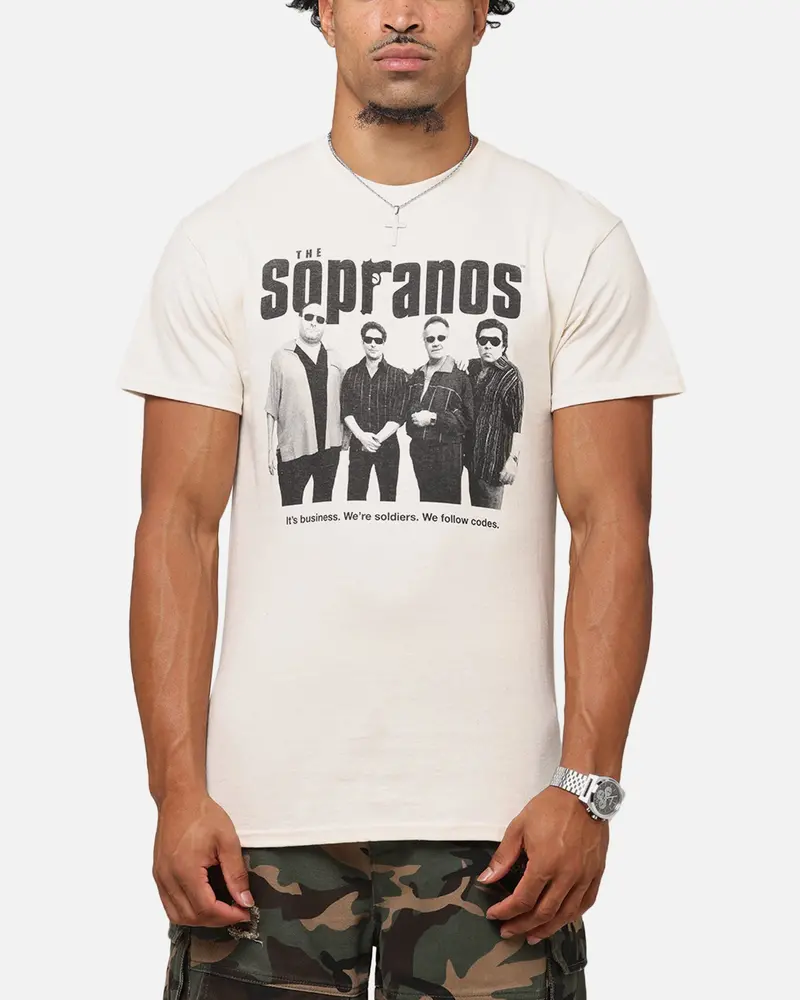 The Sopranos It's Business T-Shirt Off White 1