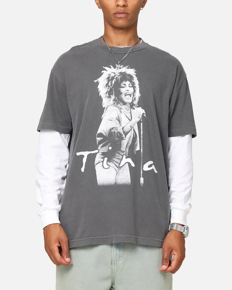Tina Turner Tina Turner Vintage T-Shirt Faded Black 1
