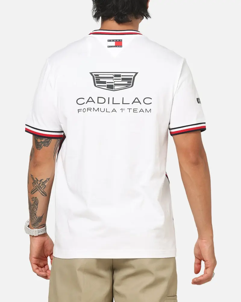 Tommy Hilfiger X Cadillac Formula 1 Team Replica T-Shirt White 1