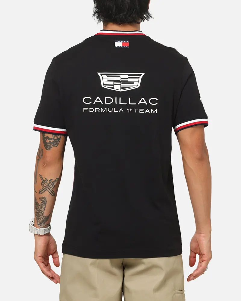 Tommy Hilfiger X Cadillac Formula 1 Team Set Up T-Shirt Black 1