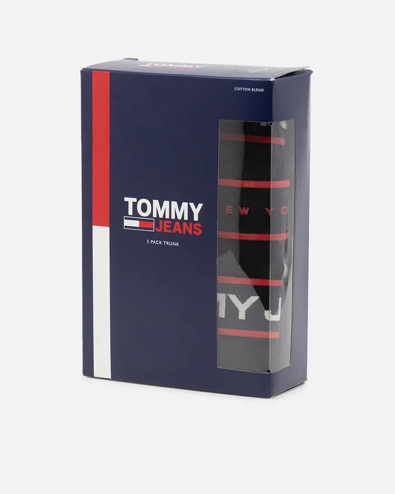 Tommy Jeans 3 Pack Trunks Black 1