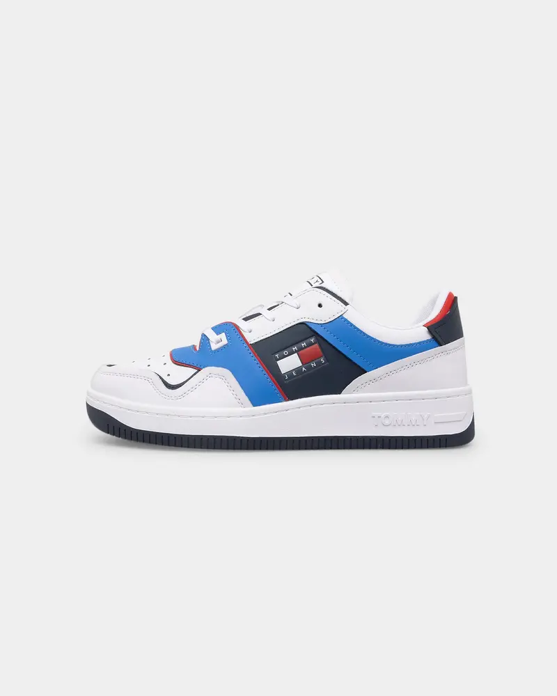 Tommy Jeans Archive Basketball Trainers White 1