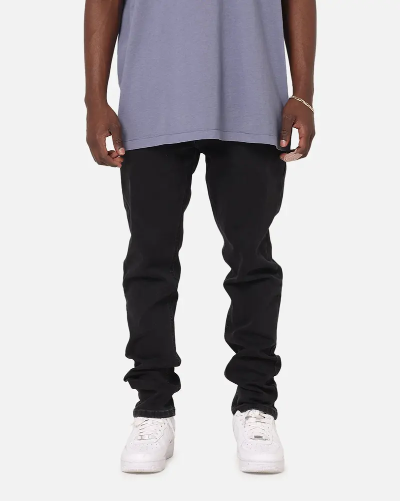 Tommy Jeans Austin Slim Tapered Jeans Washed Black Denim 1