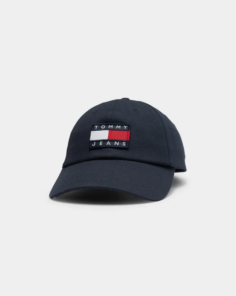 Tommy Jeans Men's Tjm Heritage Strapback Cap Black Iris 1