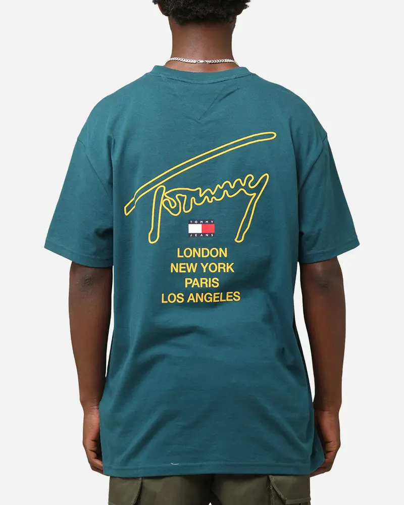 Tommy Jeans Tjm City Twist T-Shirt Green 1