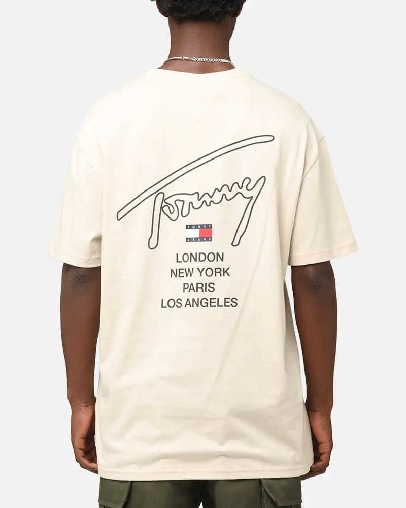 Tommy Jeans Tjm City Twist T-Shirt Newsprint 1