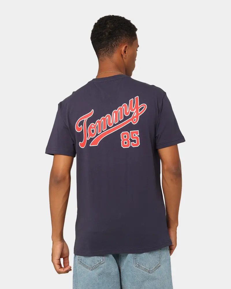 Tommy Jeans Tjm Classic College 85 Logo T-Shirt Twilight Navy 1