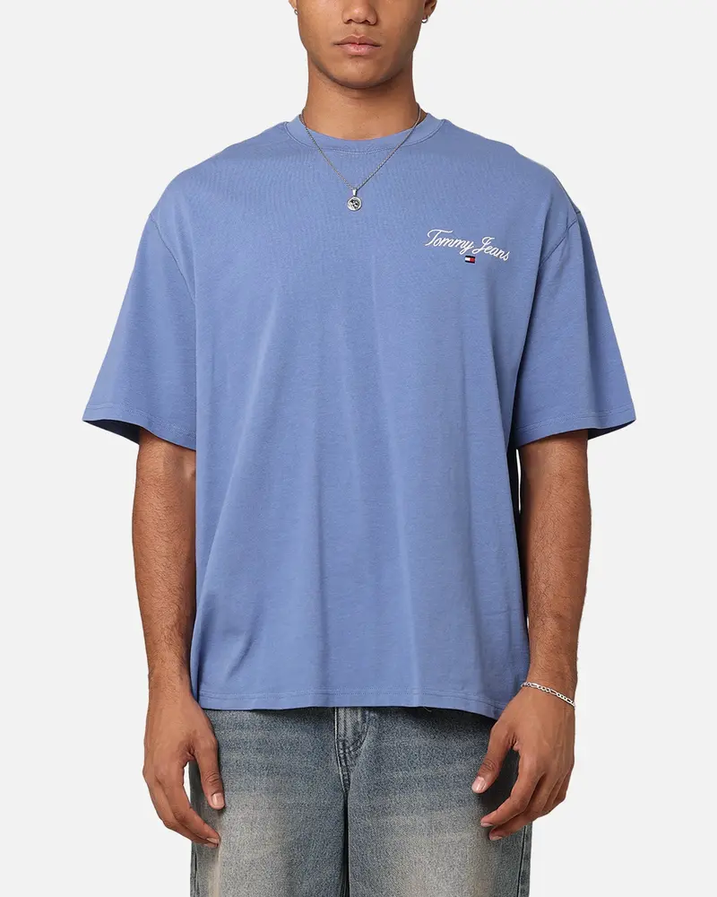 Tommy Jeans Tjm Ovz Serif Linear T-Shirt Charmed 1