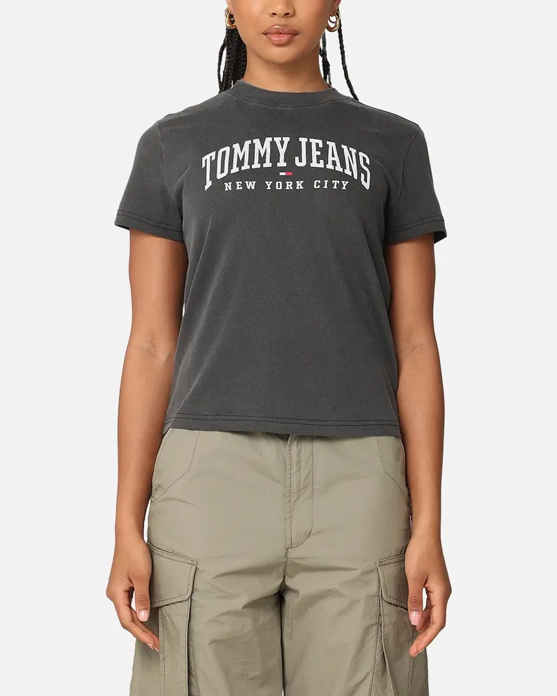 Tommy Jeans Women's Tjw Varsity T-Shirt Black 1
