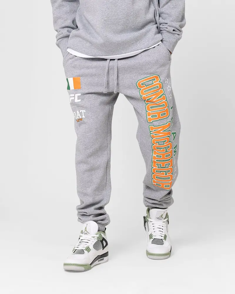 Ufc By 73Studio Conor Mcgregor Team Mcgregor Sweatpants Grey 1