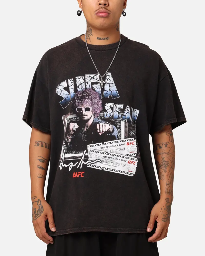 Ufc By 73Studio Suga Show Vintage T-Shirt Black Wash 1