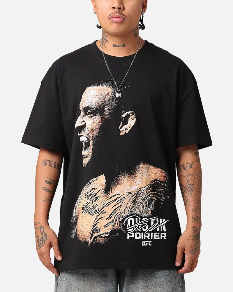 Ufc By Culture Kings Dustin Poirier Heavy T-Shirt Black 1