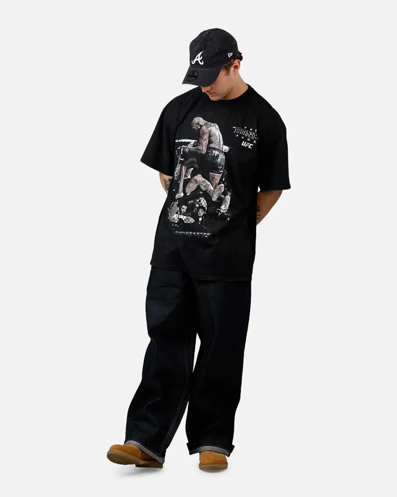 Ufc By Culture Kings Jon Jones Action T-Shirt Black Acidwash 3