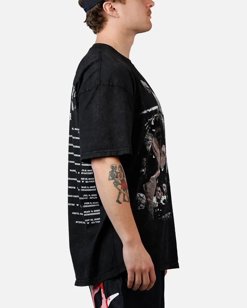 Ufc By Culture Kings Jon Jones Action T-Shirt Black Acidwash 4