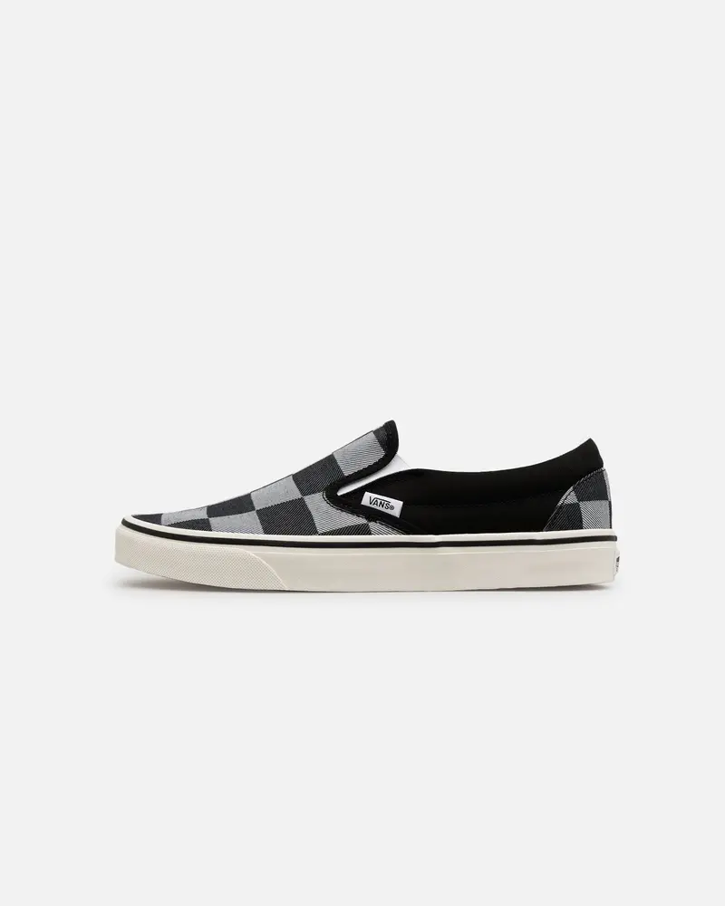 Vans Classic Slip-On "Mono Checkerboard" Black 1