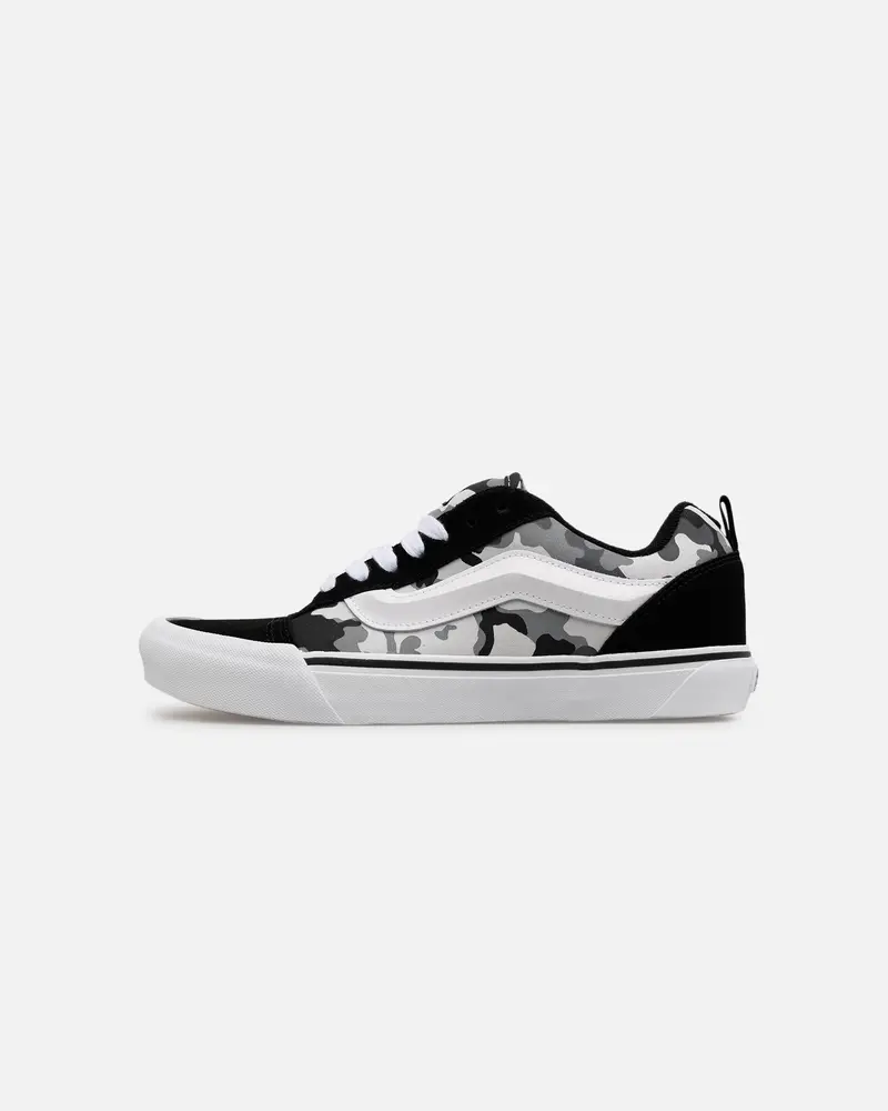 Vans Knu Skool 'Camo' Black/White 1