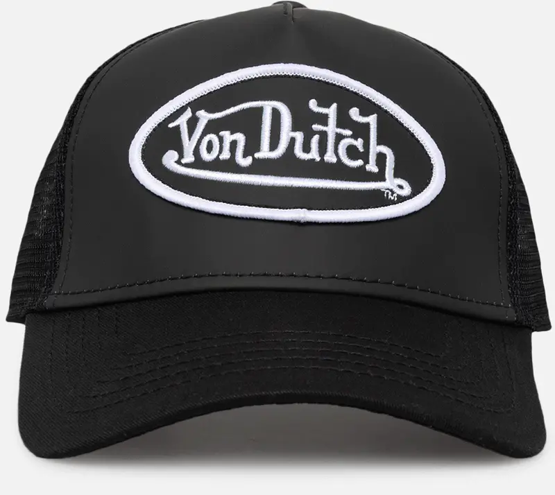 Von Dutch Black Trucker Snapback Black 1