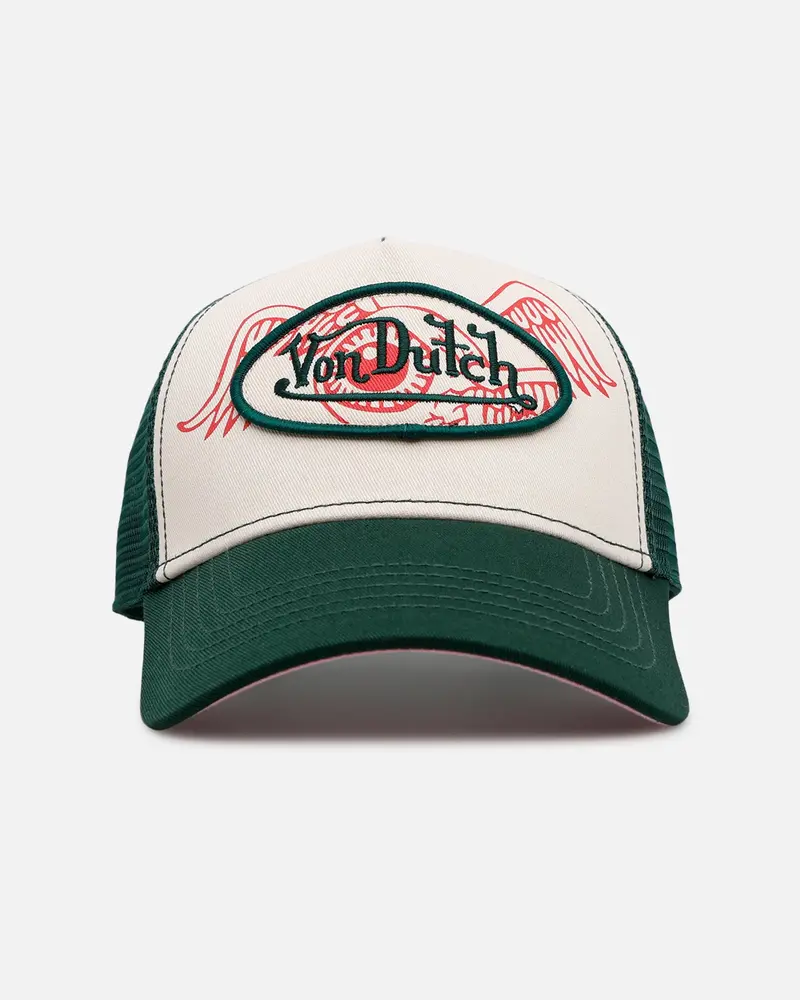 Von Dutch Flying Eye Trucker Snapback Green 1