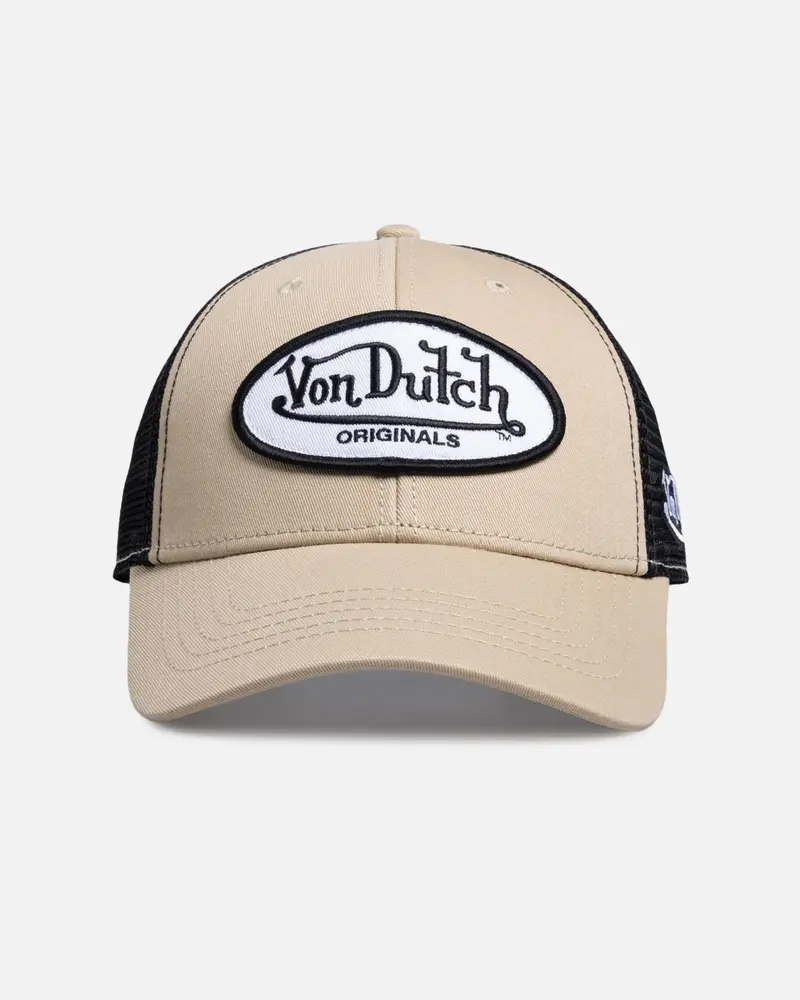 Von Dutch Originals Trucker Snapback Tan/Black 1